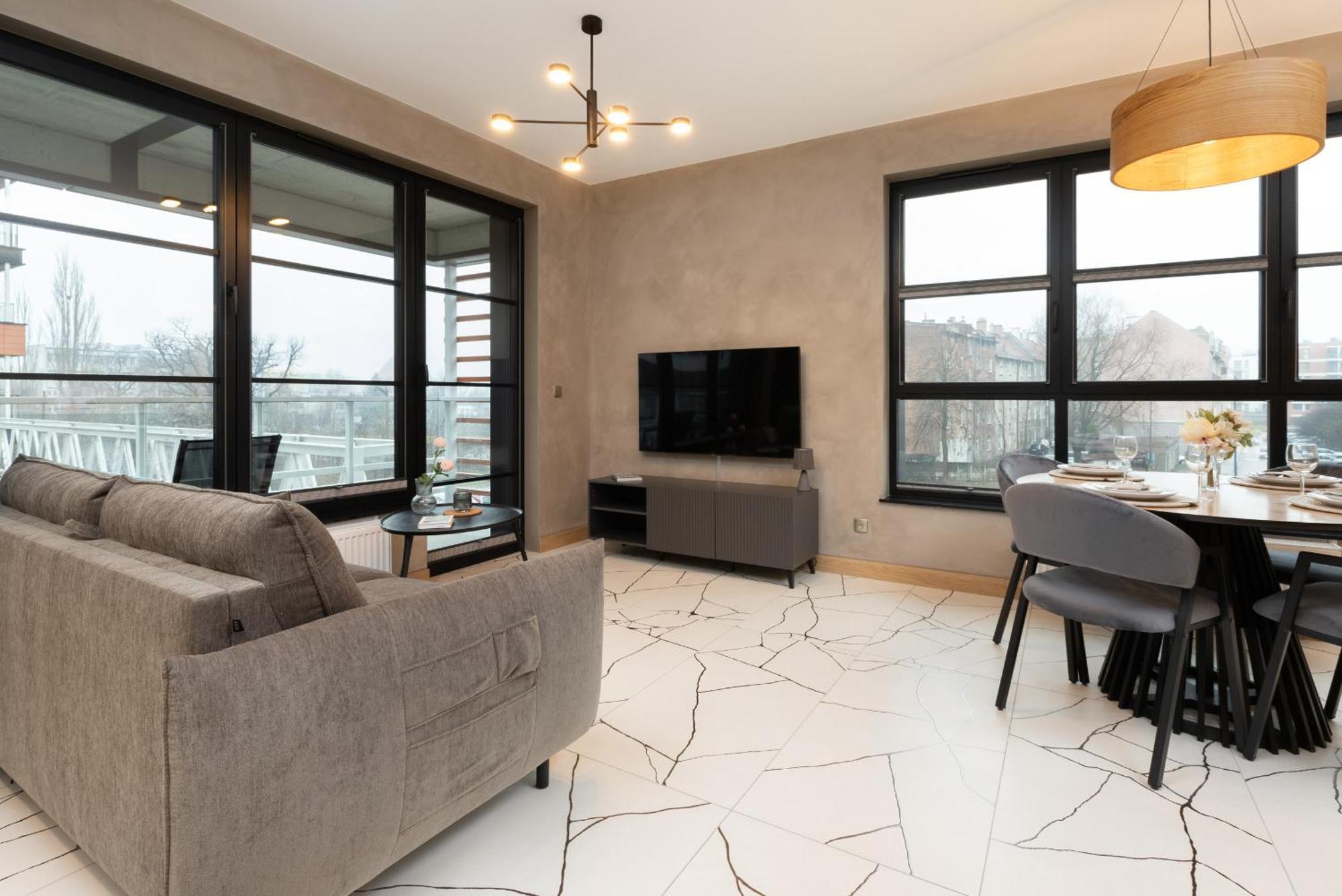 Loft Near The Old Town Parking & Balcony By Renters Гданськ